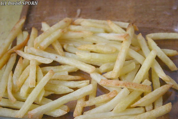 Plat de frites.