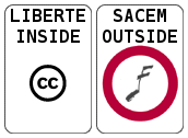 Liberté inside, SACEM outside